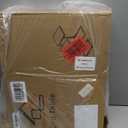 QEEIG C Table Side Table Set of 2 Living Room Sets C Shaped Couch Tray End Tables Farmhouse, Rustic Brown (017-30BN)