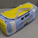 My First Cricket Kit | Mini Cotton Soft Plush Toy | Gift 0 to 18 Months Baby | 3 Soft Sensory Cricket Balls  Rattle, Crinkle, Squeaker & 1 Rainbow Rattle Cricket Bat | Safe, Fun, Educational