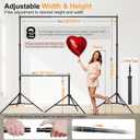 Backdrop Stand 10x10ft, Back Drop Stand for Party