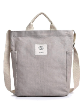Women Canvas Crossbody Tote Casual Shoulder Work Bag Large Shopper Handbag Purse