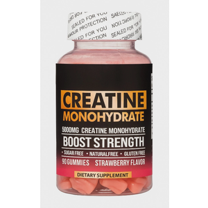 Creatine Monohydrate Gummies for Men & Women 90pcs. Best By 03/2027