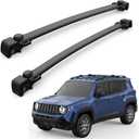 165lbs Aluminum Roof Rack Cross Bars Compatible for 2007-2017 Jeep Patriot Rooftop Luggage Carrier Rack for Bike Canoe Kayak Cargo Box