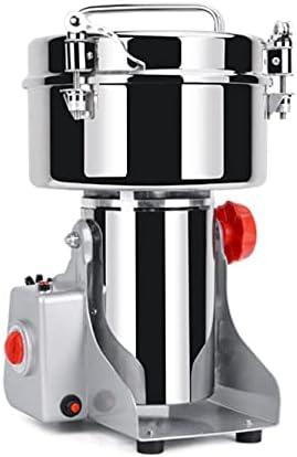 Electric Grain Mill Grinder 700g,High Speed 1800W Spice Herb Mill Grinders, Stainless Steel Pulverizer Powder Machine for Dry Cereals Grains Herbs Spice Coffee Corn Bean Pepper,Swing Type