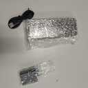 Netzu 3-in-1 Digital Clocks for Living Room with Temperature, Date & Time Display - 4 Levels Birghtness, 3 Volumes, Small & Compact Plug-in Alarm Clock for Bedroom, Office (Black)