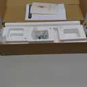 Upgraded Thick Floating Shelves, Solid Wood Bookshelf for Wall, Floating Book Shelves Use as Wall Shelves for Bedroom, Kids Room, Nursery, Books, Spice Rack & Decor - White (15.75 Inch)