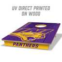 YouTheFan NCAA 2 x 3 Wood Cornhole Game with Logo Bags (Northern Iowa Panthers)