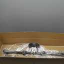 Ntsunxeko Black Bathroom Vanity Light, 4-Light Bathroom Light Fixtures Over Mirror, Traditional Vanity Lights for Living Room, Milk White Bell Glass Shades, Standard E26 Base, Matte Black