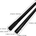 Floor Jack Handle Replacement, 2pcs Horizontal Hydraulic Jack Handle Pole Lever 3 Ton Floor Pole Auto Lifting for Car Accessories