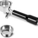 54mm Stainless Steel Portafilter for Bambino, Double Spouts Portafilter with Filter Basket Removal Tool Compatible for Breville Bambino, Bambino Plus, Barista Express, Barista Pro and Infuser