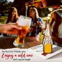 Beer Ornaments 2025, 2 Layers Wooden Christmas Tree Ornaments, for Beer Drinkers, Beer Christmas Ornament for Christmas Tree Decorations, Beer Lovers Gifts for Men Women