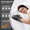 WUX Hand Massager with Heat Compression Relief, 3 Massage 4 Temperatures 5 Compression Models Therapy Glove, Arthritis & Wrist Carpal Tunnel Muscles Pressure Point Therapy, Ideal Gifts for Women/Men