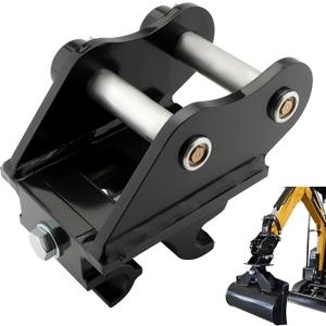 Mini Excavator Quick Hitch Coupler Compatible with Mini Excavators Machine Machinery Equipment Quick Connect Connector, Fit for Most Heavy Equipment Not Exceeding 3 Tons