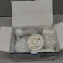 LANMU Electric Scrubber Sponge Wand Compatible with Scrub Daddy/ Mommy Sponges, Cordless Power Spin Brush with Comfortable Handle, 5 Replaceable Heads for Cleaning Oven, Stove, Sink, Shower, Bathtub