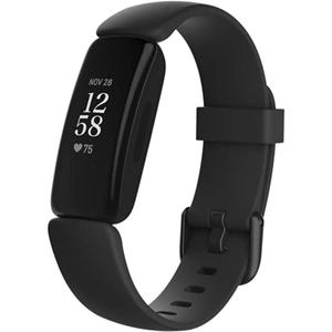 Fitbit Inspire 2 Health & Fitness Tracker with a Free 1-Year Fitbit Premium Trial, 24/7 Heart Rate, Black/Black, One Size (S & L Bands Included)