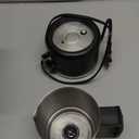 Milk Frother and Steamer, 500ml 4-in-1 Electric Foam Maker with Dial Control & LED Indicator, Hot & Cold Milk Frother, Non-Stick Stainless Steel, Silent, Easy to Clean, for Coffee