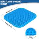 remedic Waterproof Gel Seat Cushion with Built-in Incontinence Pad Comfortable Chair Cushion for Long Sitting Absorbent, Washable, Non-Slip Support for Home, Office & Wheelchair