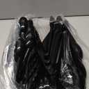 48 PCS Disposable Serving Utensils, Plastic Serving Spoons, Forks, and Tongs, Black Serving Utensils Set for Party, Buffet Serving Utensils for Restaurant, Dinner, Salad, Noodles, Soup