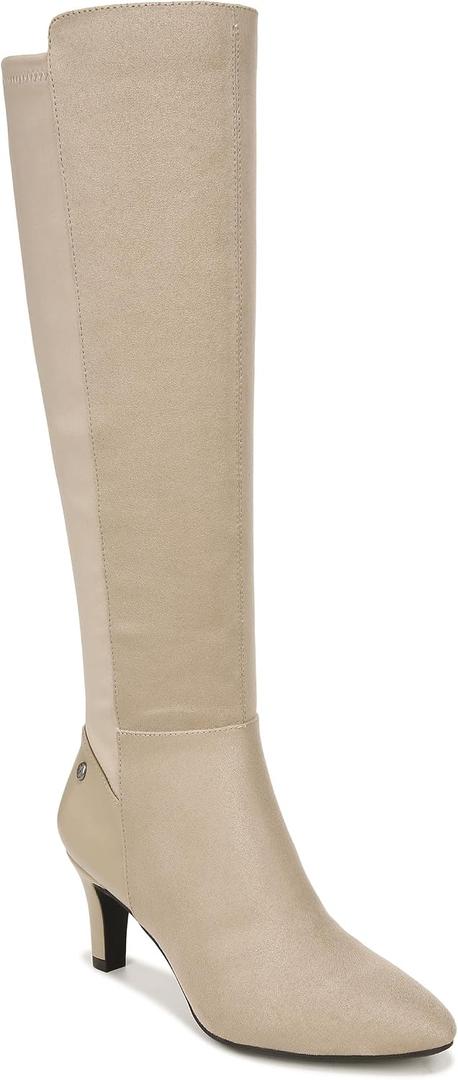 LifeStride Women's, Gracie Tall Boot (Beige, M)
