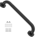 16 Inch Anti Slip Shower Grab Bar Oil Rubbed Black, Munzong Bathroom Grab Bar, Knurled Bathroom Balance Bar,Safety Hand Rail Support Handicap Elderly Injury Senior Assist Bath Handle