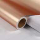 BIOBROWN Christmas Wrapping Paper Jumbo Roll with Trim Ribbon 30 Inch X 40 Feet (100 sq. ft. ttl.) Matte Champagne Design Perfect for Christmas, Party, Xmas, Holiday Gift Wrap
