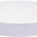 100 Count Paper Lids for Belinlen 5oz/6oz/8oz/12oz/16oz Paper Ice Cream Cups, Hot/Cold Soup Cupss Lids