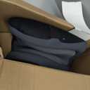 Skechers Lumbar Pillow Premium Memory Foam, Double-Layer-Office Chair Cushion for Tailbone Pain Relief,Butt Pillow for Office Chair,Car seat Cushion,Long Sitting Office Workers,and Car Drivers,Grey