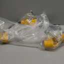 Kanayu 50Amp 1450 Y Splitter Adapter Cord ETL Listed 1450P Male to 2X 1450R Female 4 Prong 250V Splitter for RV and EV Heavy Duty 6/3+8/1 STW AWG RV Generator Outdoor Extension Cord, 3 Ft