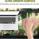 ToLuLu Extended Gaming Mouse Pad, Memory Foam Ergonomic Keyboard Mouse Wrist Rest Support Set, Large Desk Mat with Stitched Edges, Non-Slip Base Mousepad Home Office, Cute Green Japanese Kawaii Cat