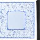 Large Blue Mahjong Mat (31.5 x 31.5) with Black Carrying Bag, Anti-Slip, Noise-Reducing Table Cover for Mahjong, Poker, Board Games, Dominoes, and Card Games