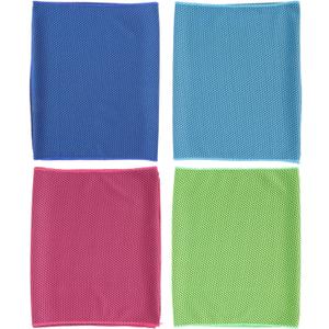 BESPORTBLE 4pcs Cold Towel Ice Towel Workout Quick Drying Towel Outdoor Cooling Towel Microfiber Gym Towel Sports Towels Fast Drying Towel Summer Travel Yoga Towel Polyester Microfiber (Assorted Color)