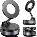 2026 Magnetic Phone Holder [96+LBS Super Grip Suction Cup & 2800GF Strongest Magnetic] 360 Vacuum Phone Mount for Car, Gym, Mirror & Smooth Surfaces/Car Phone Holder for iPhone 6-12 & Android.