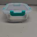 M MCIRCO 10-Pack 22 Oz Glass Meal Prep Containers with Lids - Microwave, Oven, Freezer & Dishwasher Safe - Green