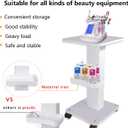HUOXOU Esthetician Trolley Cart, Esthetician Rolling, Beauty SPA Salon Trolley Cart with Wheels, Tattoo Table Work Salon Station, Load 220 lbs