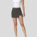High Waisted Tennis Skirts for Women Side Slit Golf Skorts with 3 Pockets A Line Athletic Skirt in Shorts for Workout Sports