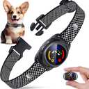 Bark Collar for Small Dogs 5-15lbs, Dog Bark Collar with Beep Vibration, IP67 Waterproof Rechargeable Barking Collar with 7 Adjustable Sensitivity (Black)