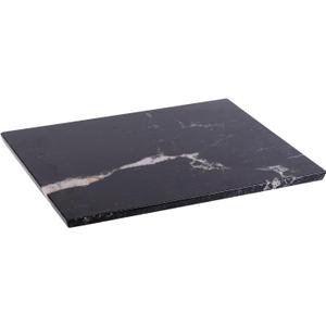 Koville Brazilian Natural Marble Cutting Board for Kitchen, 16x20inch Extra Large Hand Crafted Marble Slab for Cheese, Charcuterie, Pastry Board - Wedding Gift, House Warming Gift (Black Marble-Via Lactea)