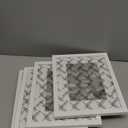 HappyHapi 8x10 Picture Frame, 4 Pack Photo Frame Display Pictures 5x7 with Mat or 8x10 Without Mat Multi Picture Frames Collage for Tabletop or Wall Display Gallery Frame (White)