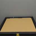 Larger Wooden Memory Keepsake Boxes With Hinged Lids and a photo frame inside the lid - Decorative Storage Box With a Hinge Lids For Picture Letter Time Capsule - 5.3“*8.6”*11.7“ - Black Engraving