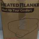 Electric Heated Blanket Full Size 72"x84" - Dual-Sided with Microplush & Sherpa Fabric, 4 Heat Settings & 10 Hours Auto Off, Machine Washable - Teal