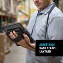 Nite Ize Squeeze Universal Tablet Holder, Tablet Stand and Lanyard Fits iPad/Galaxy Tab/Surface Pro