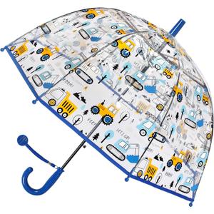Kids Umbrella Clear Bubble Umbrellas for Rain,Safety Dome Windproof Umbrella for Kid Girls and Boys