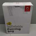 QPAU Kids Punching Bag Toy with Boxing Gloves, 66 Inch Larger Stable Kids Inflatable Boxing Bag Set, Gifts for Boys & Girls Age 6-12, for Practicing Karate, Taekwondo, MMA (Black&Red)