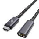 Faracent USB C Extension Cable (20Gbps/240W/3.3Ft), USB 3.2 Type C 3.1 Male to Female Extension Charging & Sync for iPhone 17 16 15 Pixel PSVR2 MacBook Air Pro/New iPad Dell XPS Surface Book