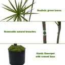 Dracaena Artificial Plant 5ft Faux Trees Indoor Faux Dracaena Tree Skinny | Floor Plant Tall Indoor Plant Tall Artificial Trees for Home Decor Indoor Office Living Room Patio Porch Decorations