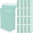 Outus 20 Pcs Yoga Blocks Bulk 9 x 6 x 3 Inch High Density Bricks to Improve Strength Flexibility Balance Soft Non Slip Gymnastic Blocks for Yoga Sports(Cool Mint)