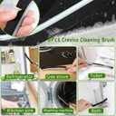 3 x Crevice Cleaning Brush - 6pcs Hard Bristle Shower & Bathroom Gap Cleaning Tools
