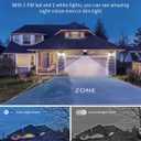 Security Cameras Wireless Outdoor, Battery Powered 2k Color Night Vision, AI Motion Detection Spotlight Siren, IP66 Weatherproof, 2-Way Talk, SD/Cloud Storage, 2.4Ghz WiFi Cameras for Home Security