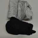 Battewa Cotton Incontinence Underwear for Men Light Protective Boxer Brief Leak Proof Underwear for Bladder Leakage 50ml (3X-Large, Black-gray)