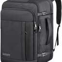 Gieury Carry On Backpack, 55L Travel Backpack, Luggage Backpack TSA Flight Approved Laptop Backpack for Men & Women, Large Expandable 40L Daypack Lightweight Business Weekender Bag, Black