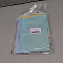 6 Pcs Colorful Classroom Curtains Back to School Colorful Curtains, 24"W x 36"L